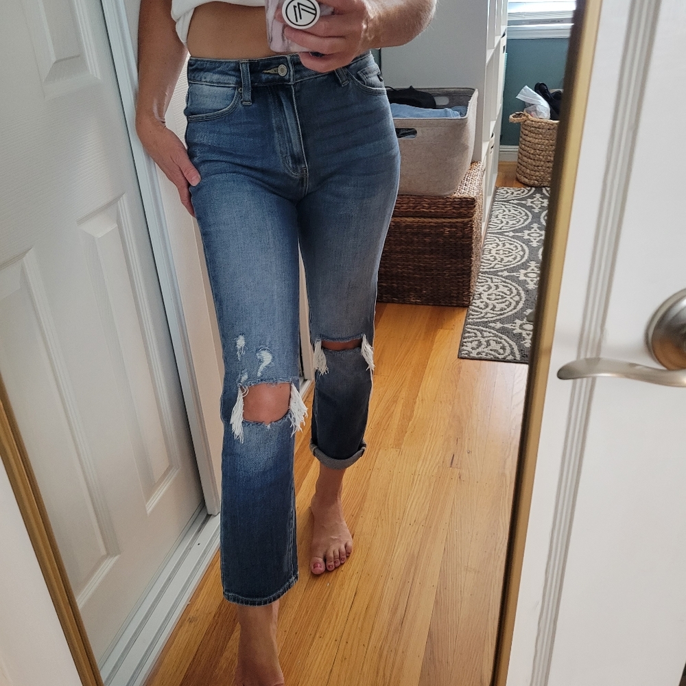VICI cropped jeans